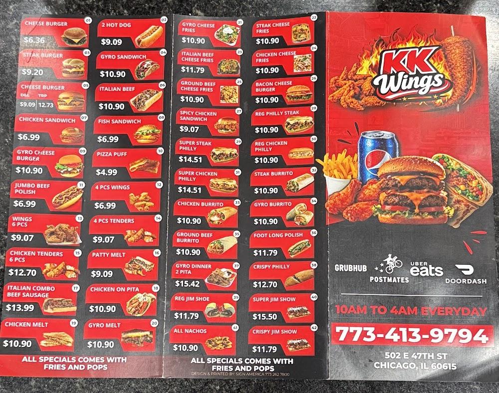 Kk wings Menu image 4
